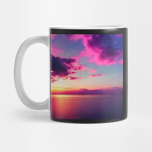 Pink Blue Sky Mug